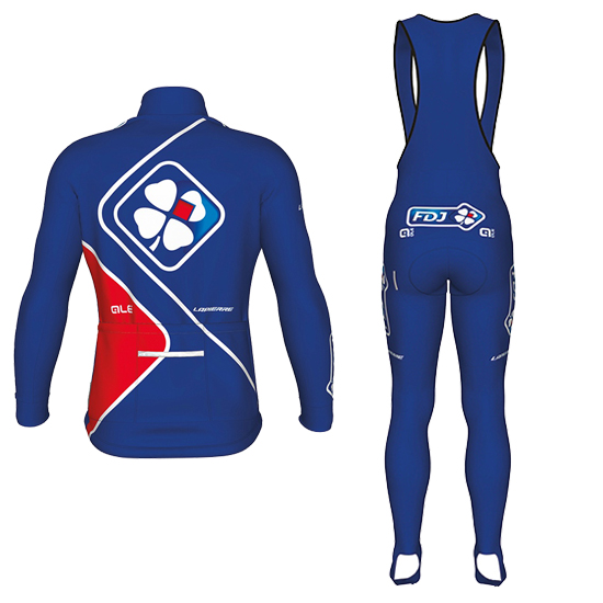 Maglia FDJ Manica Lunga 2017 blu - Clicca l'immagine per chiudere